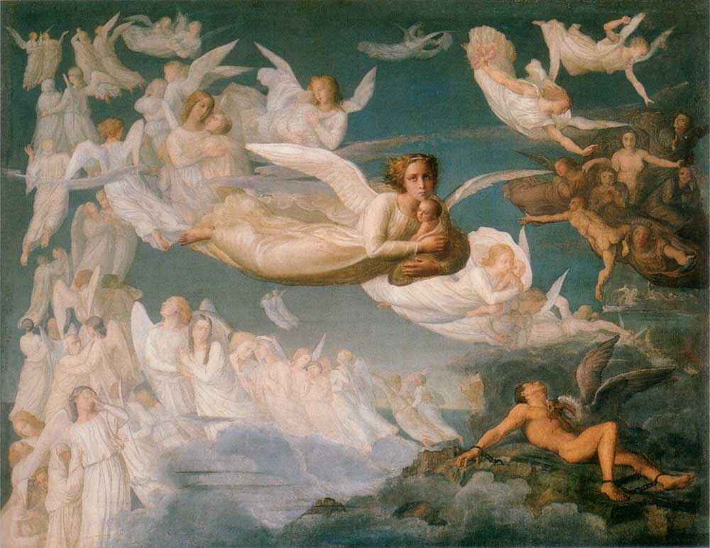 Anne François Louis Janmot Ruhların Geçişi