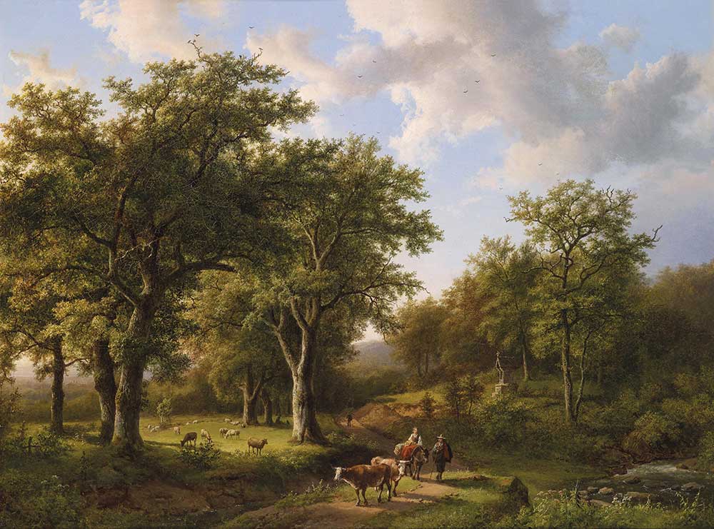 Barend Cornelis Koekkoek Orman Manzarası