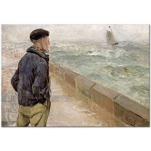 Christian Krohg Fransız Yelkenlisi