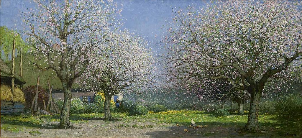 Cornelis Kuypers Çiçek Açan Meyve Bahçesi