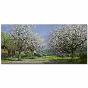 Cornelis Kuypers Çiçek Açan Meyve Bahçesi