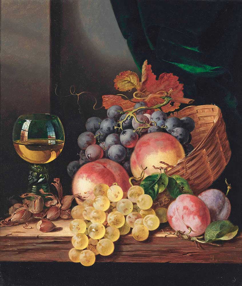 Edward Ladell Üzümler ve Şeftaliler
