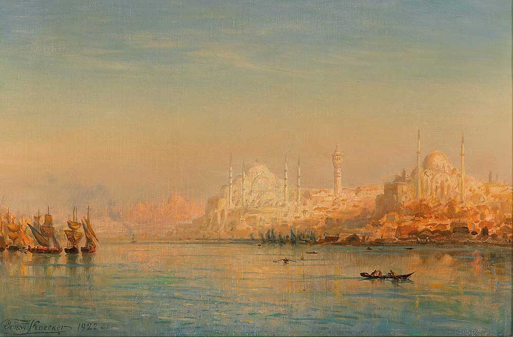 Ernst Koerner İstanbul Manzarası
