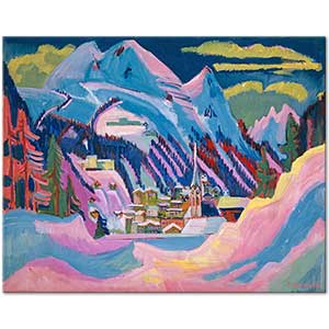 Ernst Ludwig Kirchner Davos'ta Kış