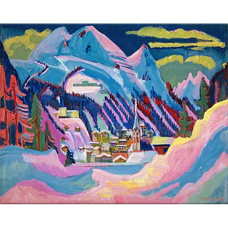 Ernst Ludwig Kirchner Davos'ta Kış