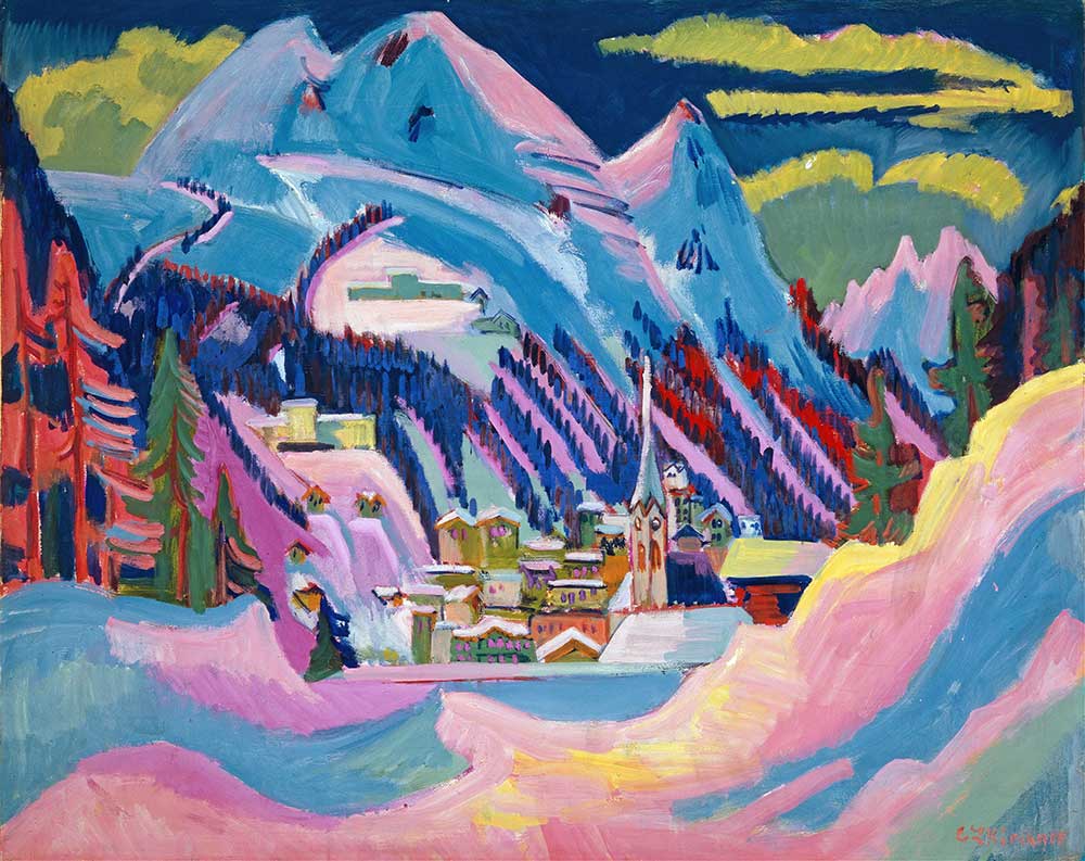 Ernst Ludwig Kirchner Davos'ta Kış