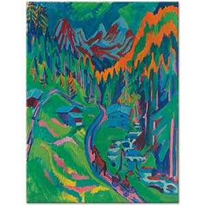 Ernst Ludwig Kirchner Sertigweg'de Yaz