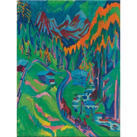 Ernst Ludwig Kirchner Sertigweg'de Yaz