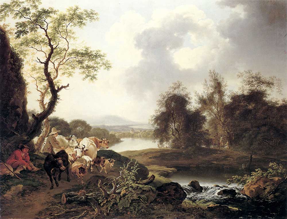 Ferdinand Kobell Nehir Manzarası