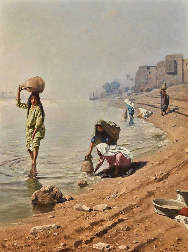 Franz Xaver Kosler Su Taşıyanlar Nil Kıyısı