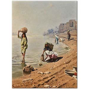 Franz Xaver Kosler Su Taşıyanlar Nil Kıyısı