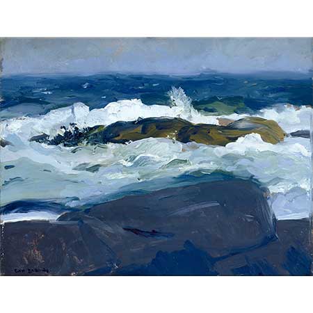 George Wesley Bellows Sahildeki Kayalıklar