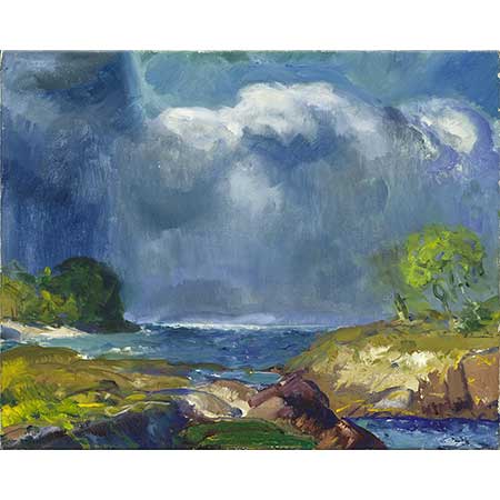 George Wesley Bellows Yaklaşan Fırtına Manzarası