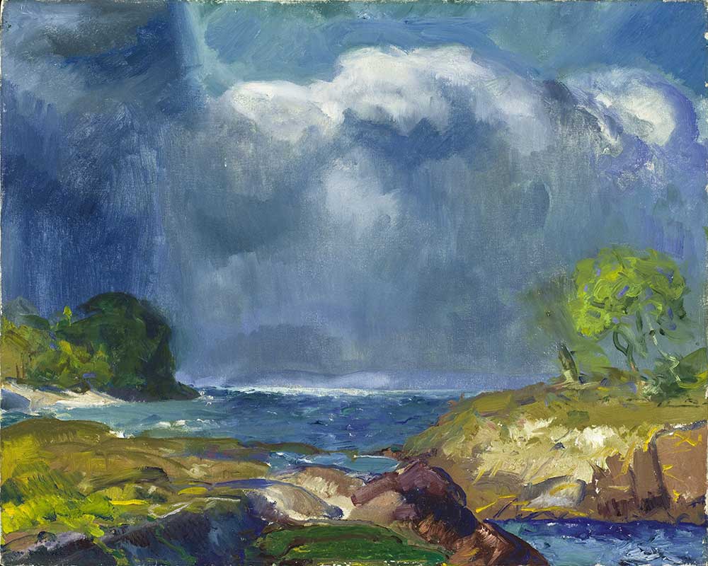 George Wesley Bellows Yaklaşan Fırtına Manzarası