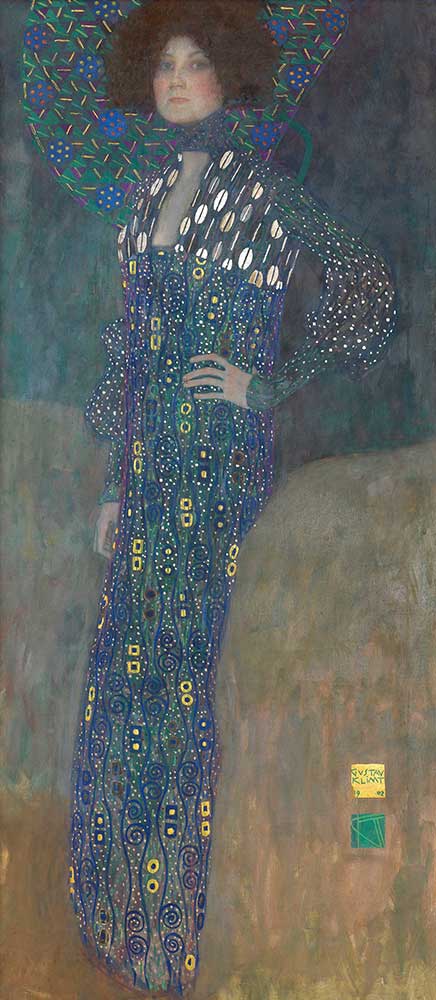 Gustav Klimt Emilie Flöge'nin Portresi