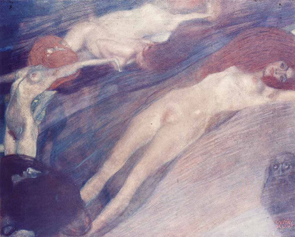 Gustav Klimt Hareketli Su