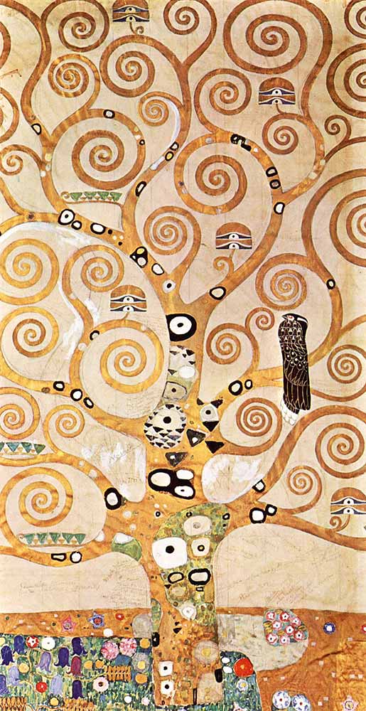 Gustav Klimt Hayat Ağacı Orta Panel