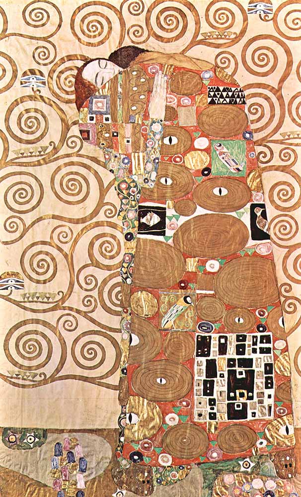 Gustav Klimt Hayat Ağacı Sarılış
