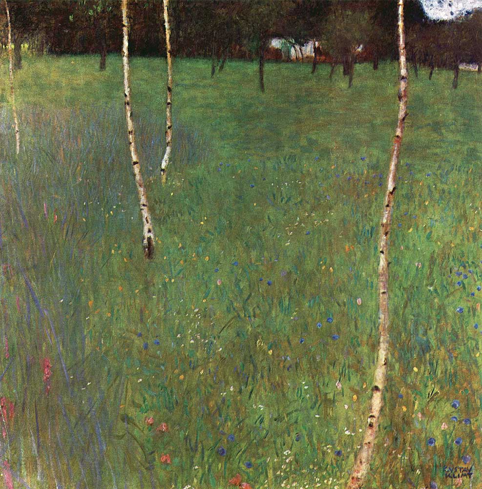 Gustav Klimt Kayın Ağaçları ve Çiftlik Evi
