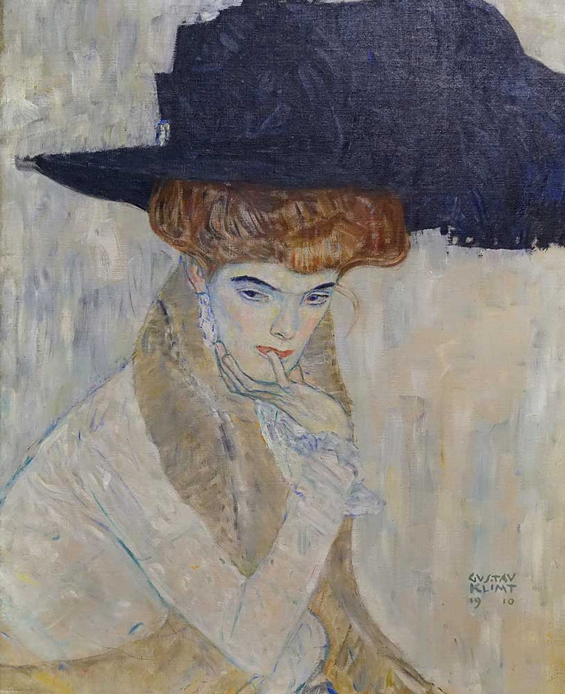 Gustav Klimt Siyah Şapka