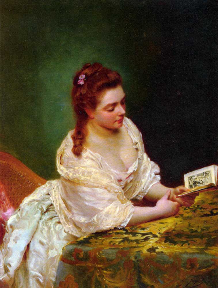 Gustave Jean Jacquet Kitap Okurken