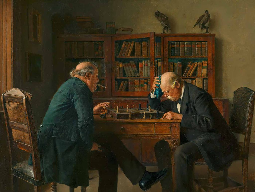 Isidor Kaufmann Satranç Oynayanlar