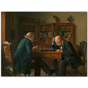 Isidor Kaufmann Satranç Oynayanlar