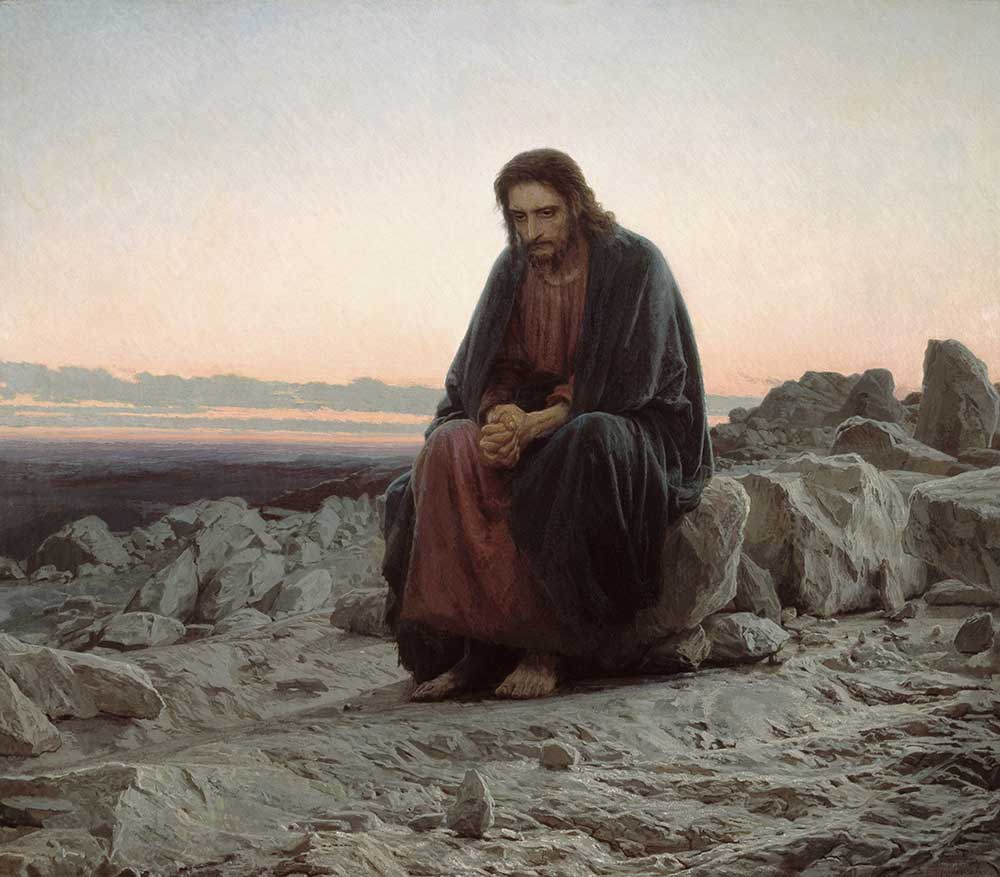 Ivan Nikolaevich Kramskoy Çölde İsa