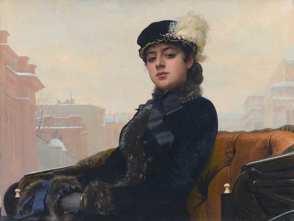 Ivan Nikolaevich Kramskoy Bir Kadın Portresi