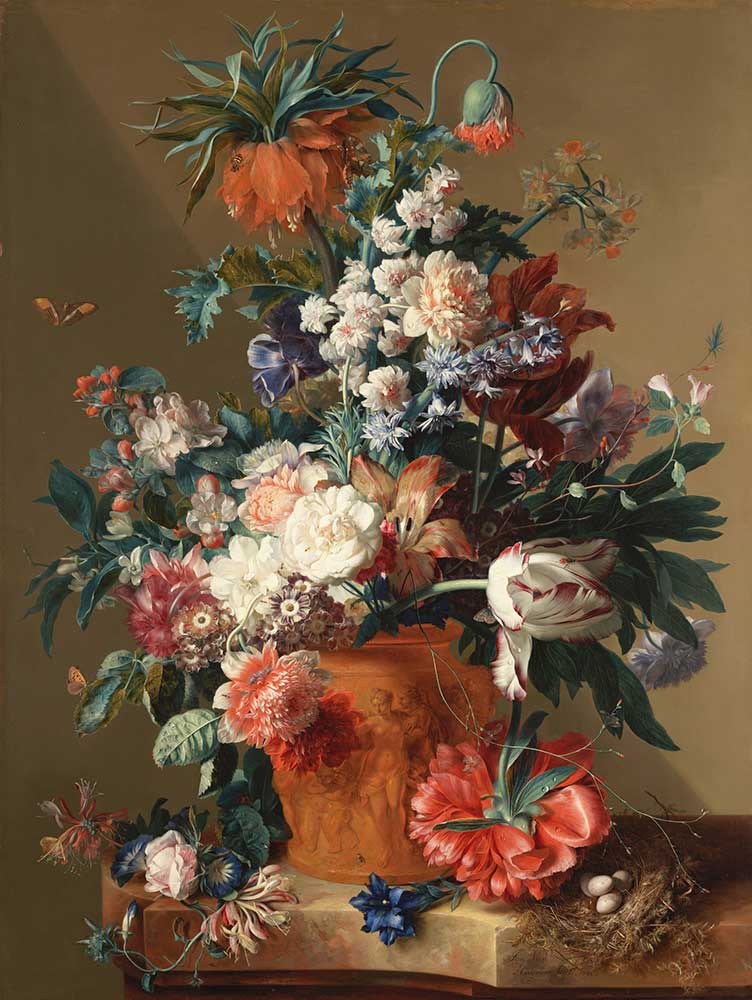 Jan van Huysum Vazoda Çiçekler