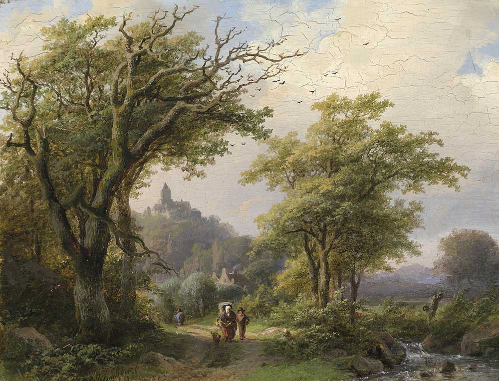 Johann Bernhard Klombeck Ormanda Yürüyüş