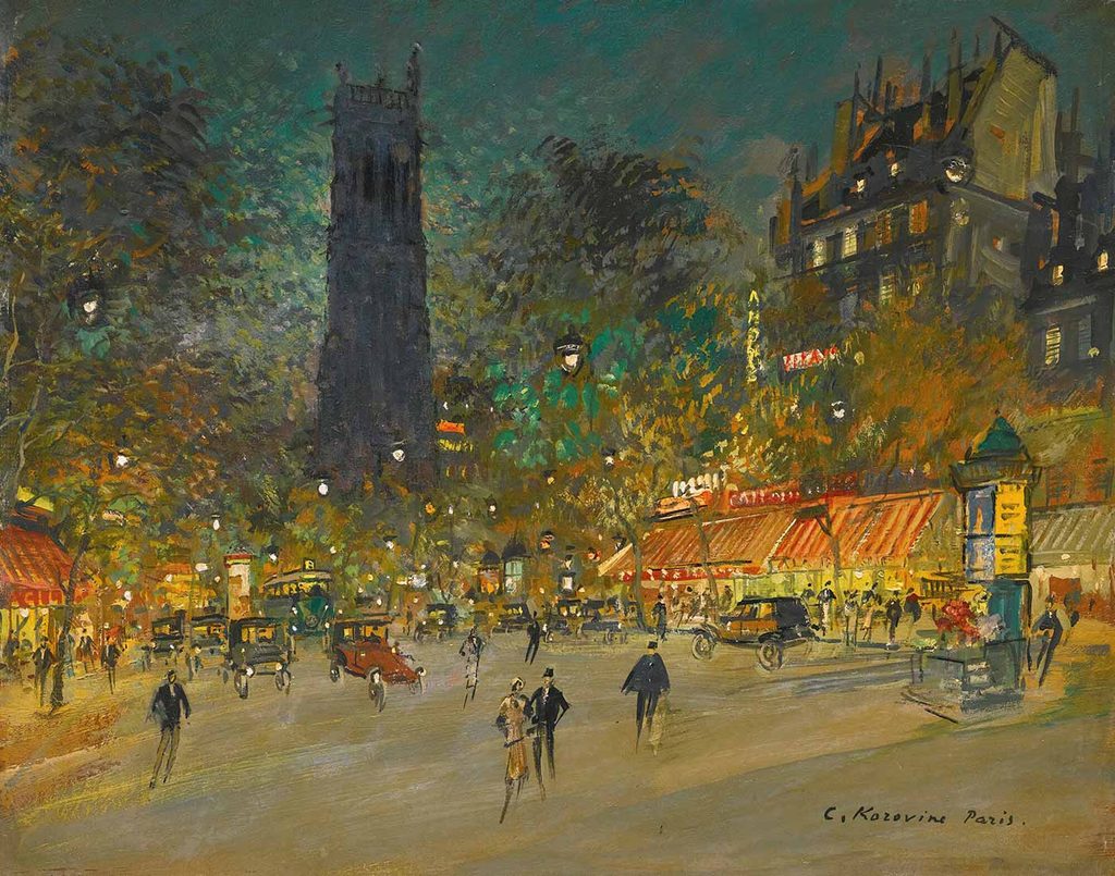 Konstantin Korovin La Tour Saint Jacques Paris
