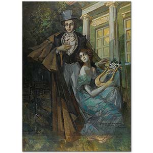 Konstantin Korovin Pushkin ve Müzik Perisi