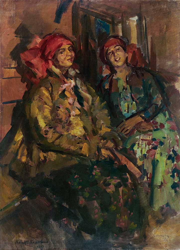 Konstantin Korovin Verandada İki Kız