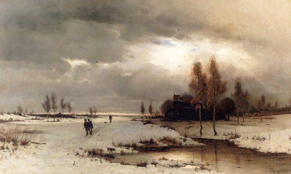 Ludwig Lanckow Kışın Gökyüzü