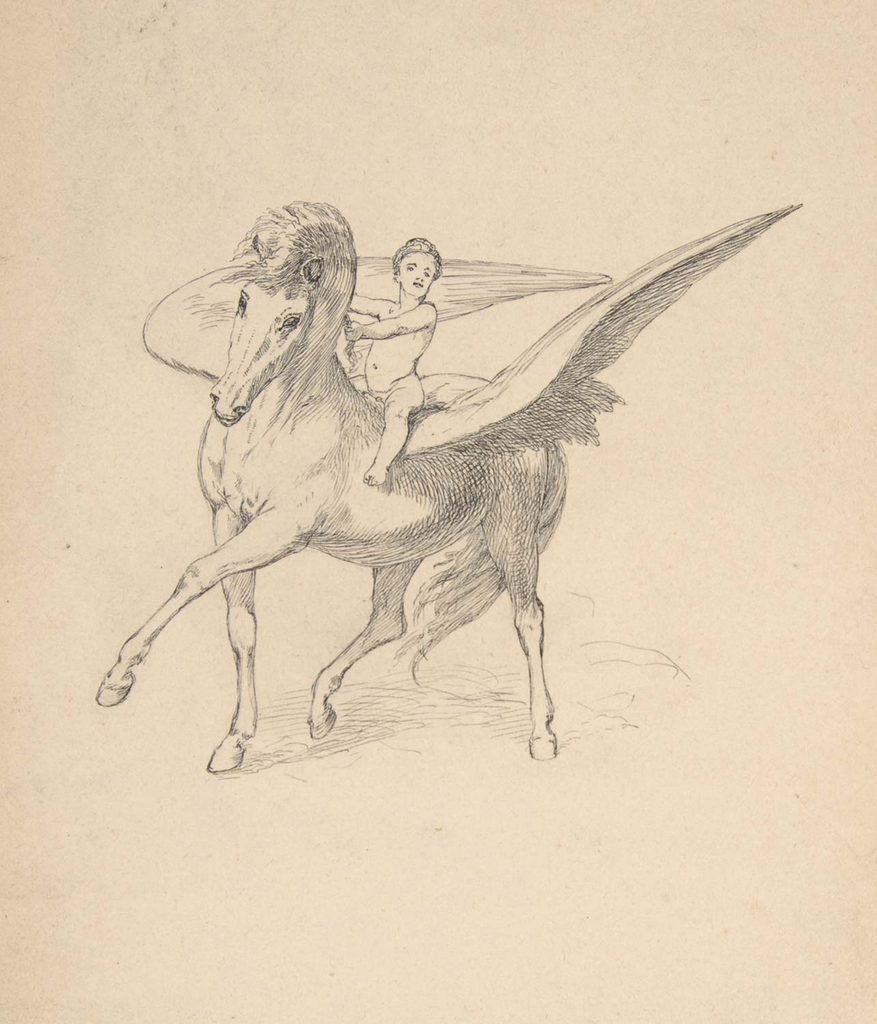 Max Klinger Pegasus ve Genç Bellephron