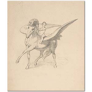 Max Klinger Pegasus ve Genç Bellephron