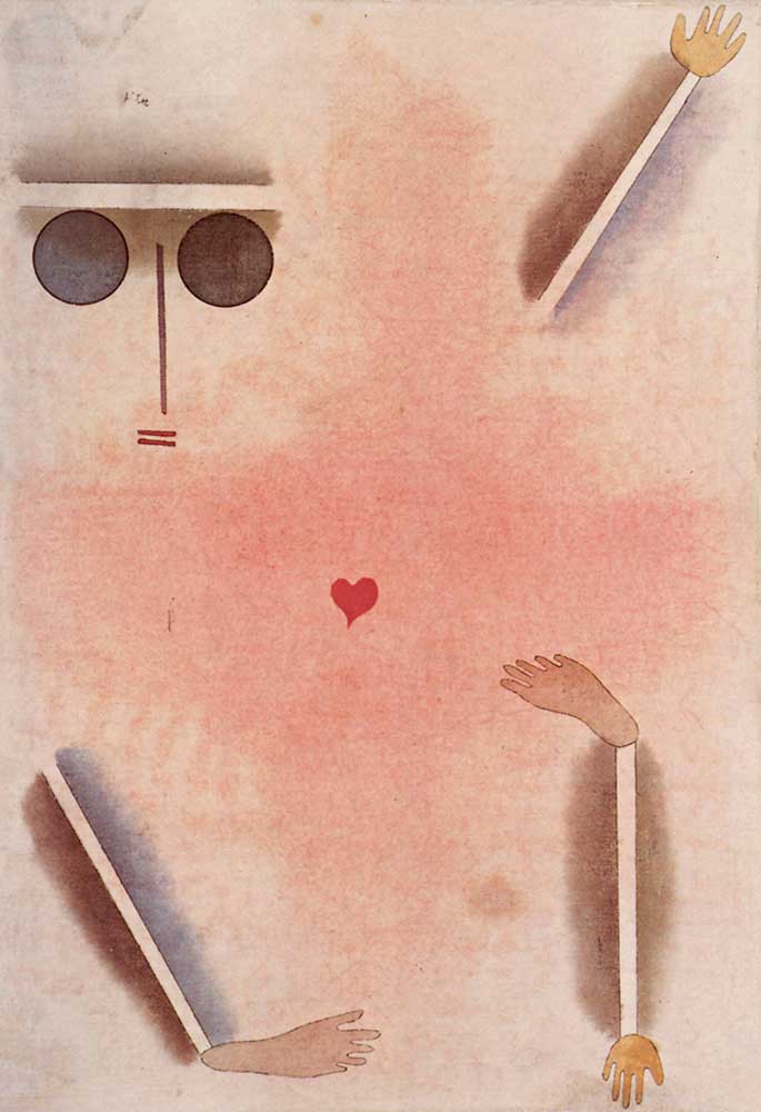 Paul Klee Kafası Eli Ayağı ve Kalbi Var