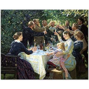 Peder Severin Krøyer Şerefe Skagen'de Sanatçı Festivali