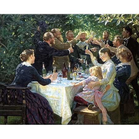 Peder Severin Krøyer Şerefe Skagen'de Sanatçı Festivali