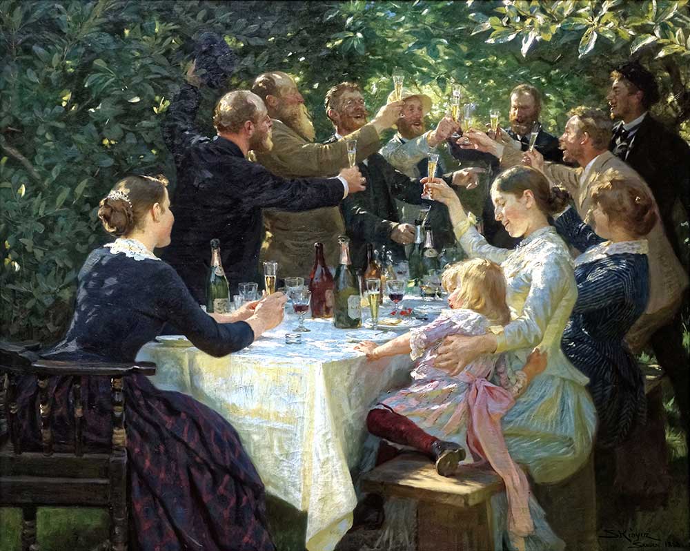 Peder Severin Krøyer Şerefe Skagen'de Sanatçı Festivali