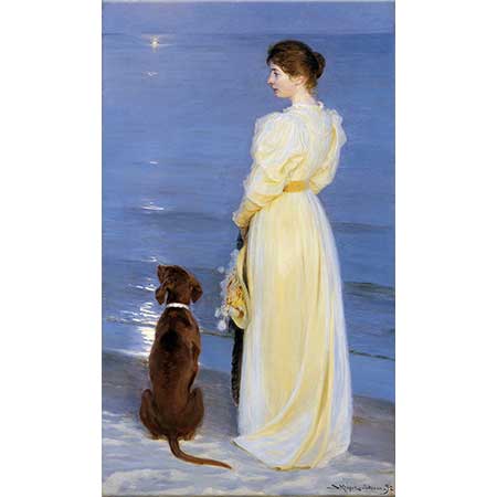 Peder Severin Krøyer Skagen'de Yaz Akşamı