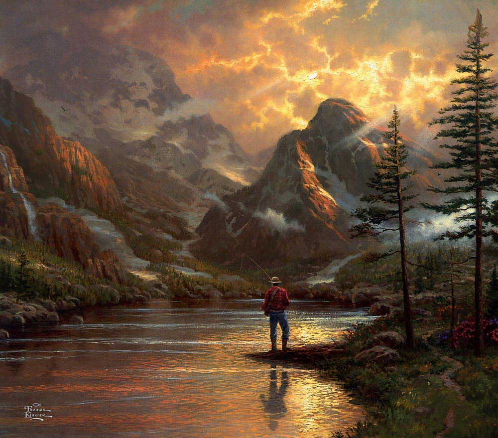 Thomas Kinkade Balık Avı