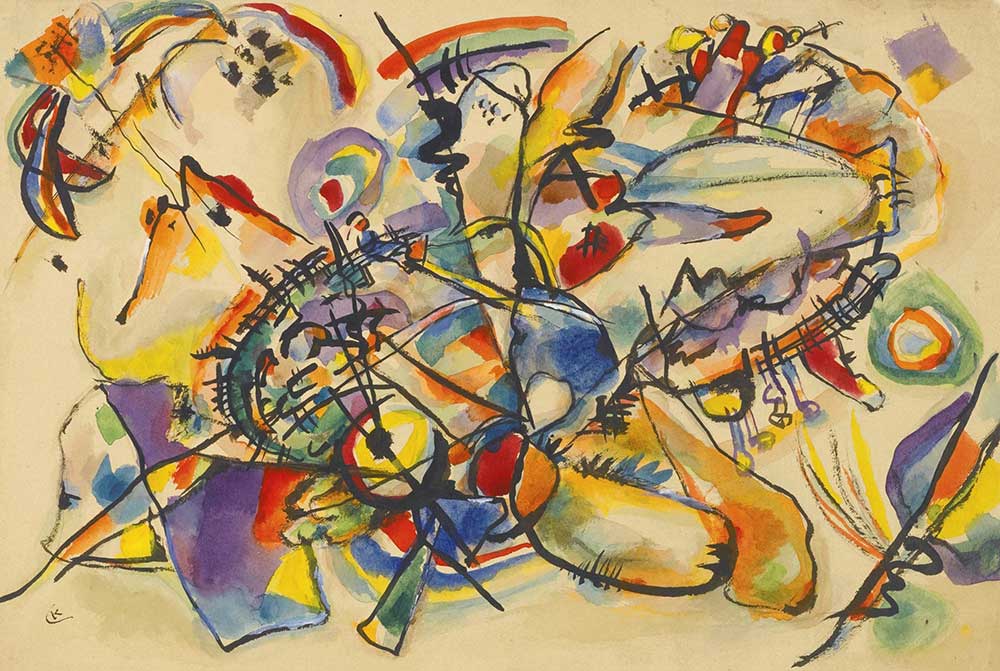 Wassily Kandinsky İsimsiz Kompozisyon