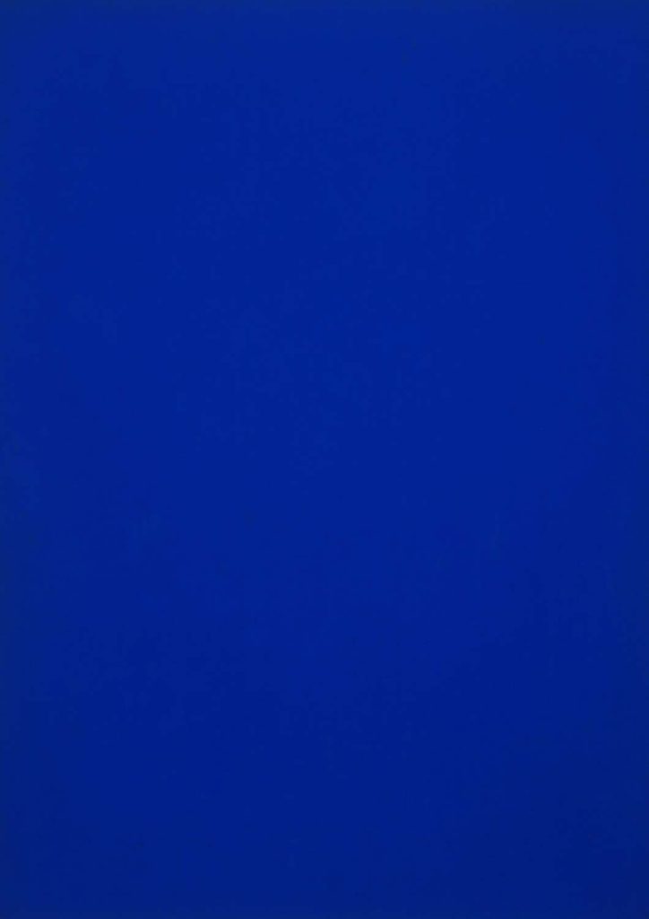 Yves Klein Mavi Monokrom