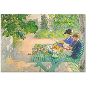 Carl Larsson Tatil Okuması