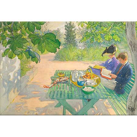 Carl Larsson Tatil Okuması