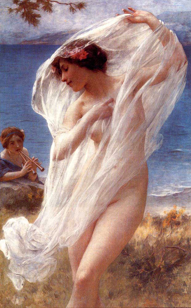 Charles Amable Lenoir Deniz Kenarında Dans