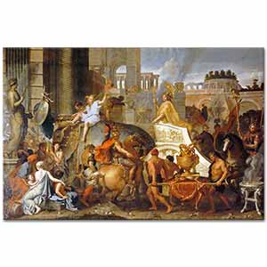 Charles Le Brun İskender'in Babil'e Girişi