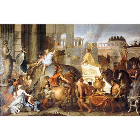 Charles Le Brun İskender'in Babil'e Girişi